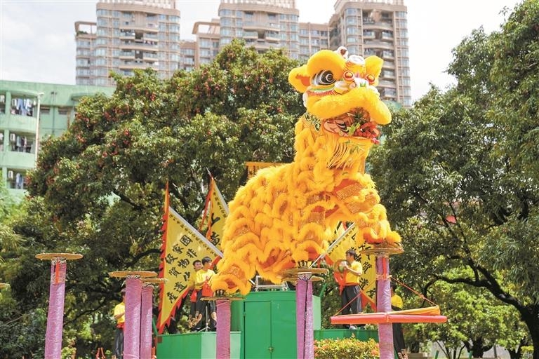 “黄连胜杯”2023年中国龙狮公开赛周日开赛