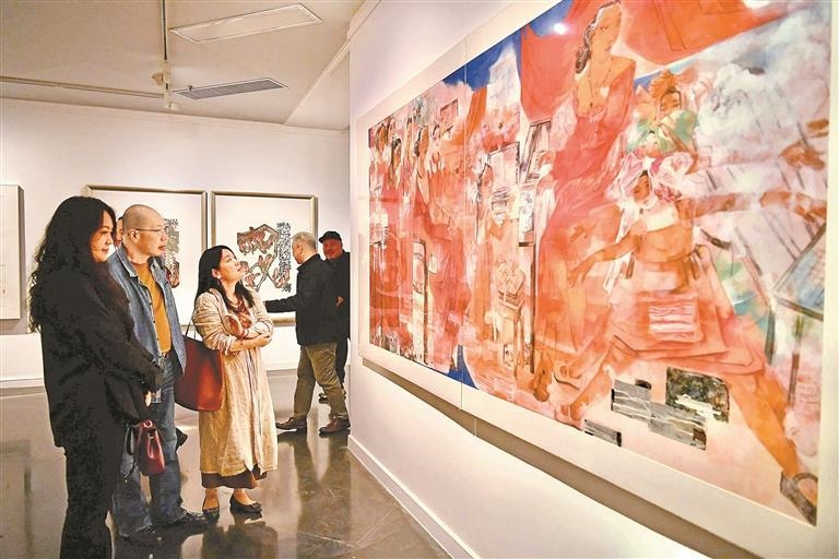 四画院作品绘写新画卷