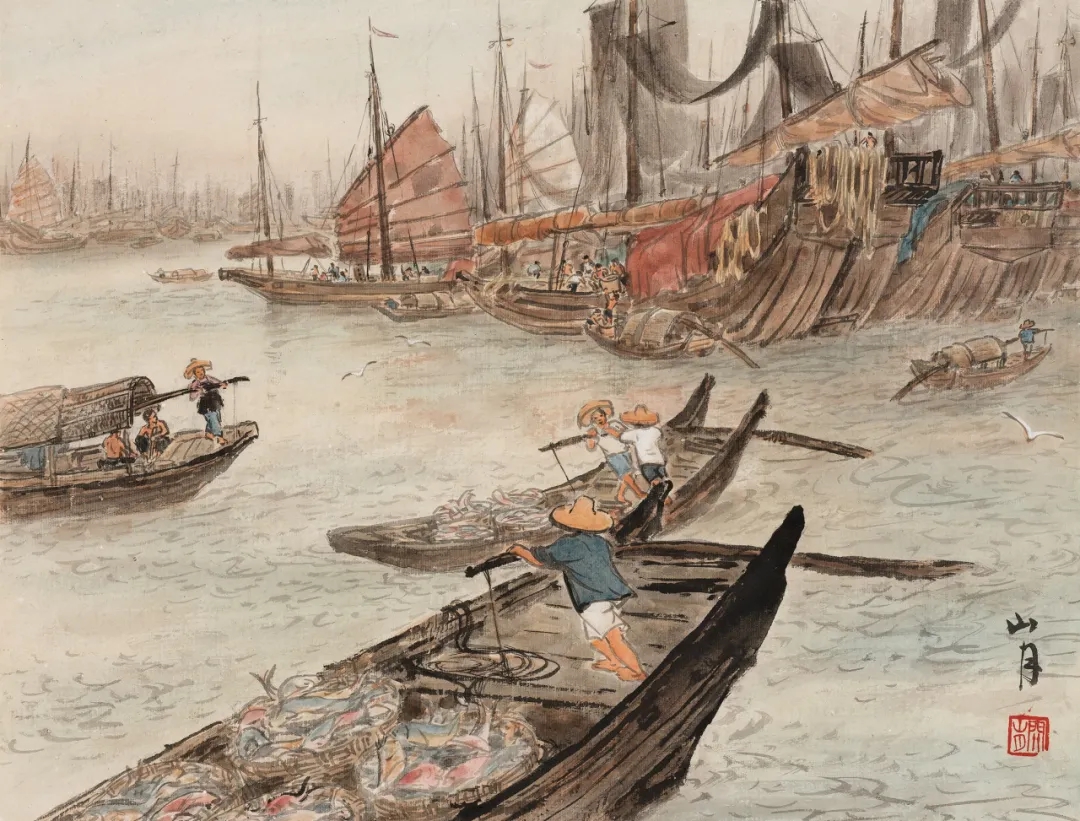 “人民的风景——馆藏关山月新中国写生专题展”开展