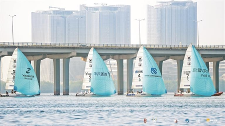2024世界帆船对抗巡回赛(WMRT)深圳·宝安总决赛开赛 2024世界帆船对抗巡回赛(WMRT)深圳·宝安总决赛开赛
