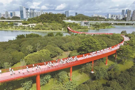 奥林匹克日深圳站 600余名跑者“动就一起” 奥林匹克日深圳站 600余名跑者“动就一起”