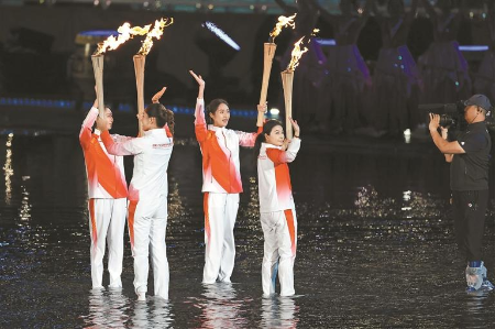 深圳体育人闪耀十五运开幕式 深圳体育人闪耀十五运开幕式